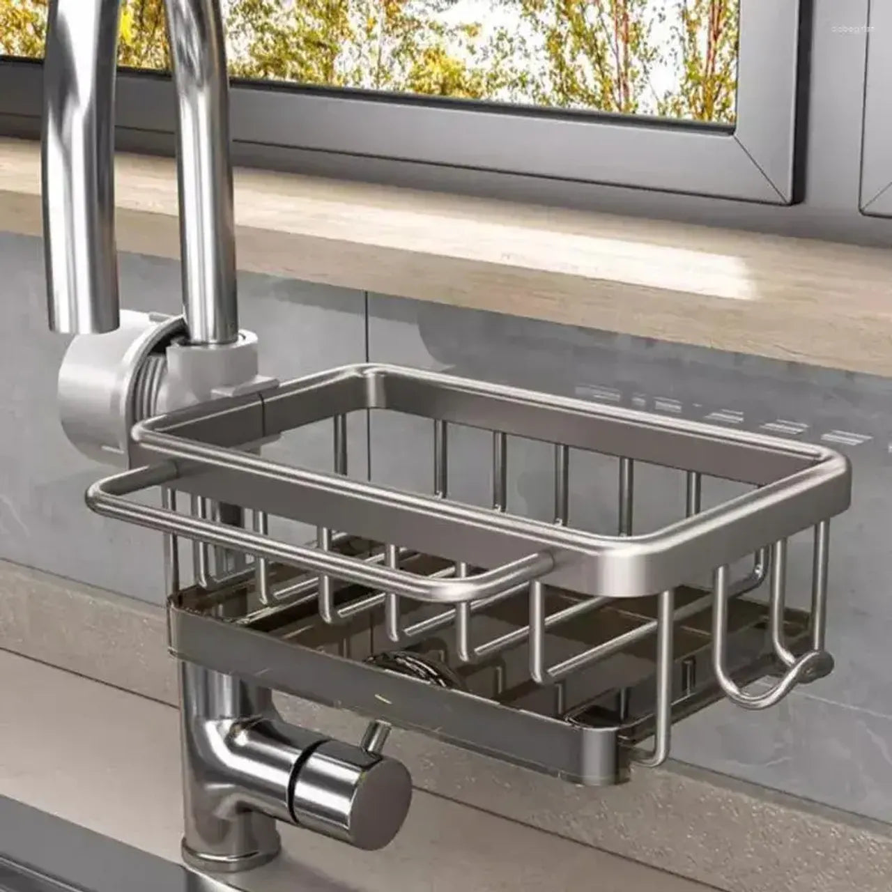 Kitchen Sink Faucet Organizer