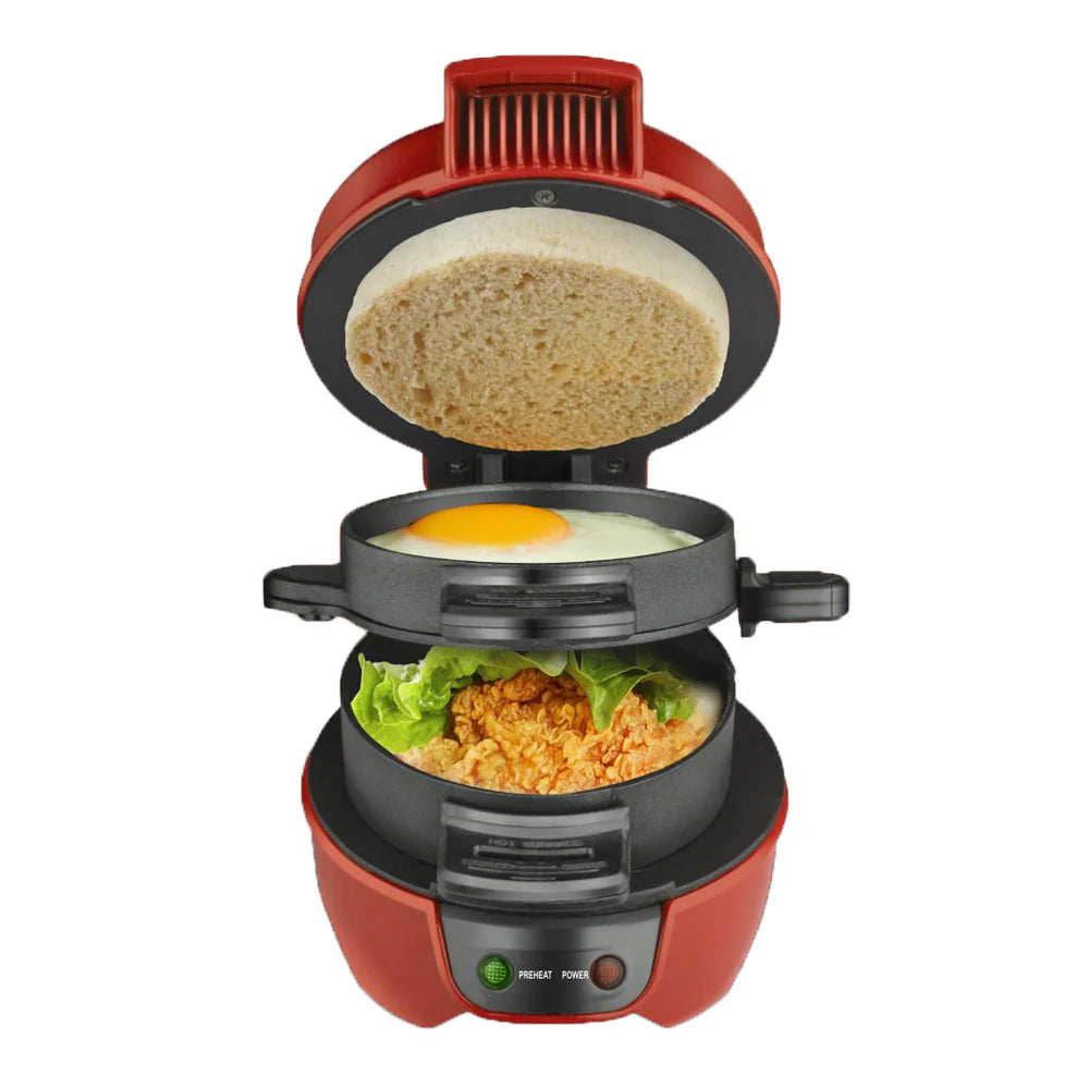 Portable Burger Toaster + 4 holders as a gift