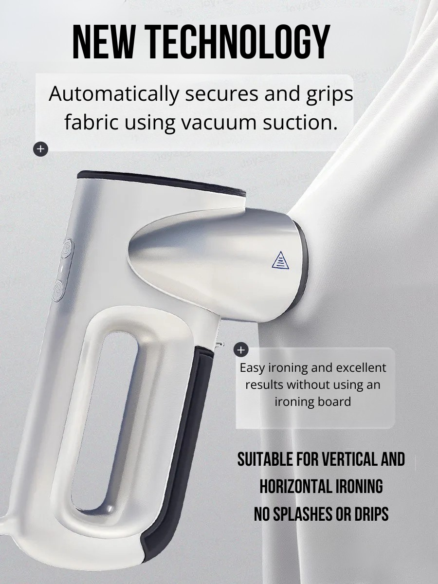 DomoStil™ Steamer Iron With Built-in Suction
