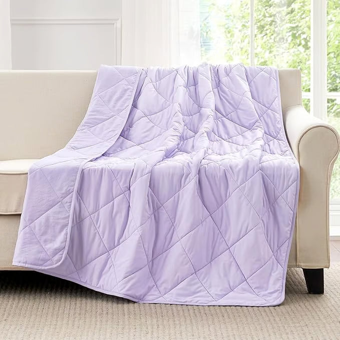 ❄️ Cooling Throw Blanket for Hot Sleepers – Dual-Sided Comfort & Breathable All-Season Cozy! 🔥🛏️