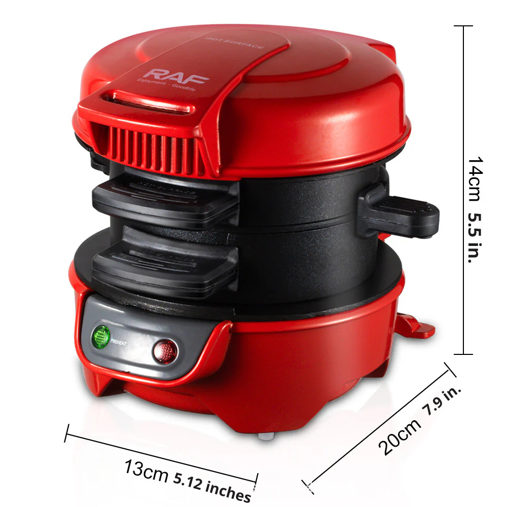 DomoStil™ Portable Burger Toaster + 4 holders as a gift