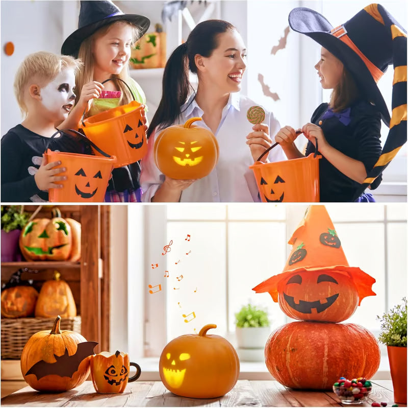 A Halloween horror pumpkin that can talk and sing