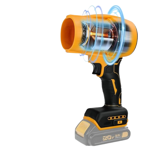 Compact blower with 30,000 rpm turbo motor