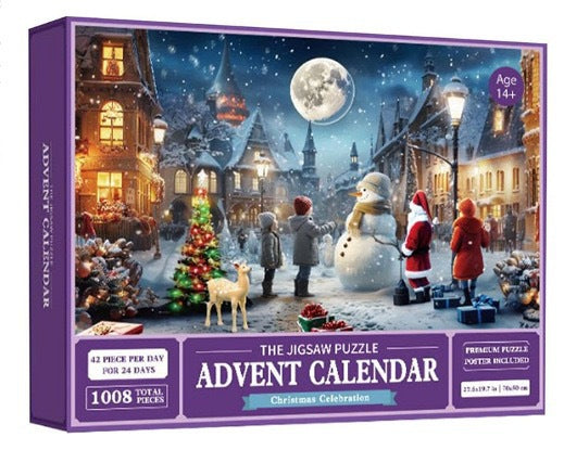 New 25 Boxes Christmas Advent Calendar Puzzle