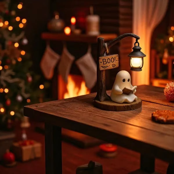 Cute Ghost Reading Lantern - BOO!(✨Same as in the video)