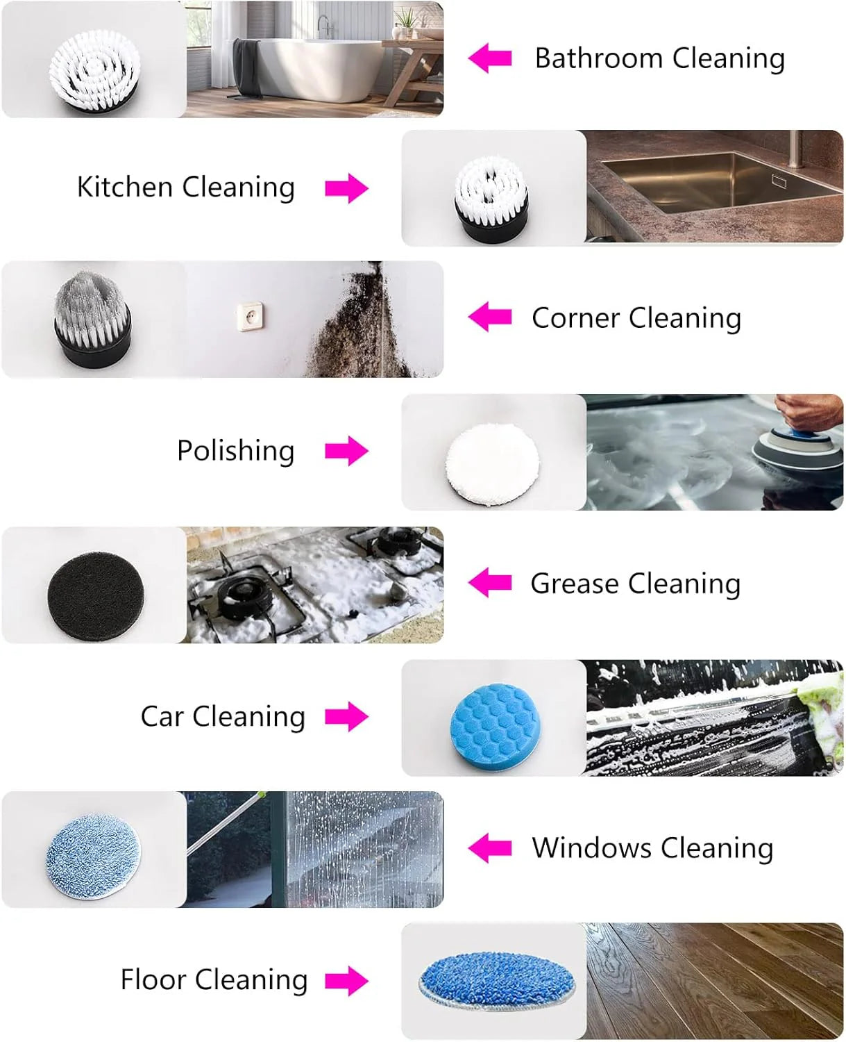 9 in 1 Electric Cleaning Brush