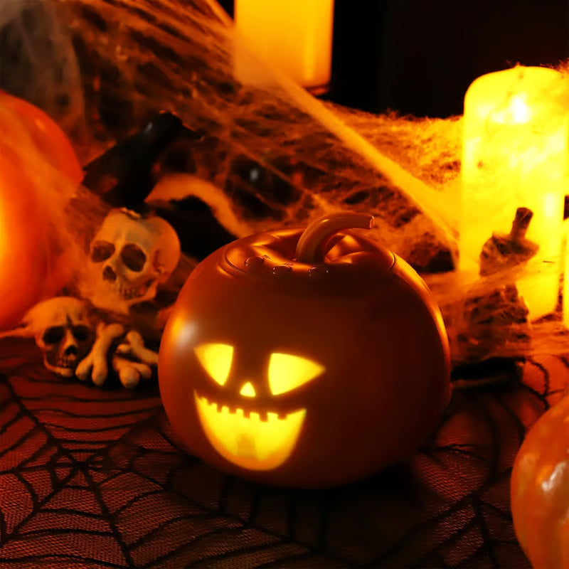 A Halloween horror pumpkin that can talk and sing
