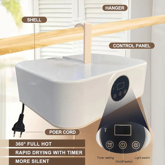 DomoStil™-Compact Foldable Laundry Dryer - Remote Control & Dry Bag