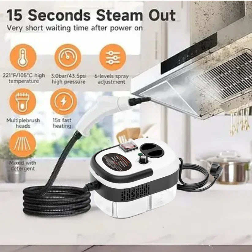 DomoStil™ Handheld High-Pressure Steam Cleaner