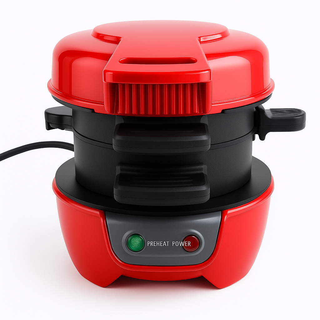 DomoStil™ Portable Burger Toaster + 4 holders as a gift