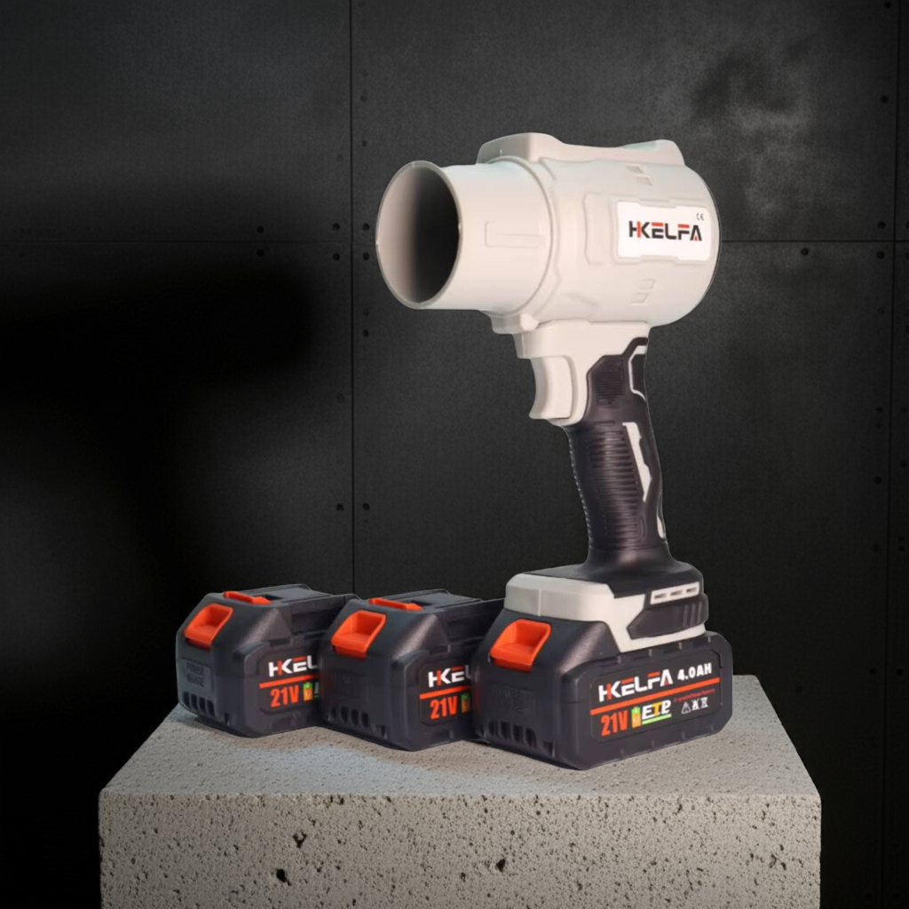 Compact blower with 30,000 rpm turbo motor