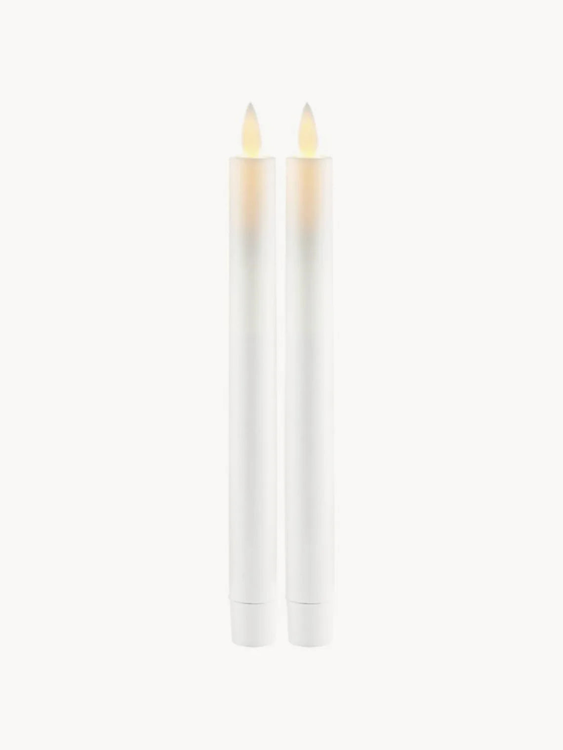 DomoStil™ Battery-operated LED Candle Sara Crown, Set of 2