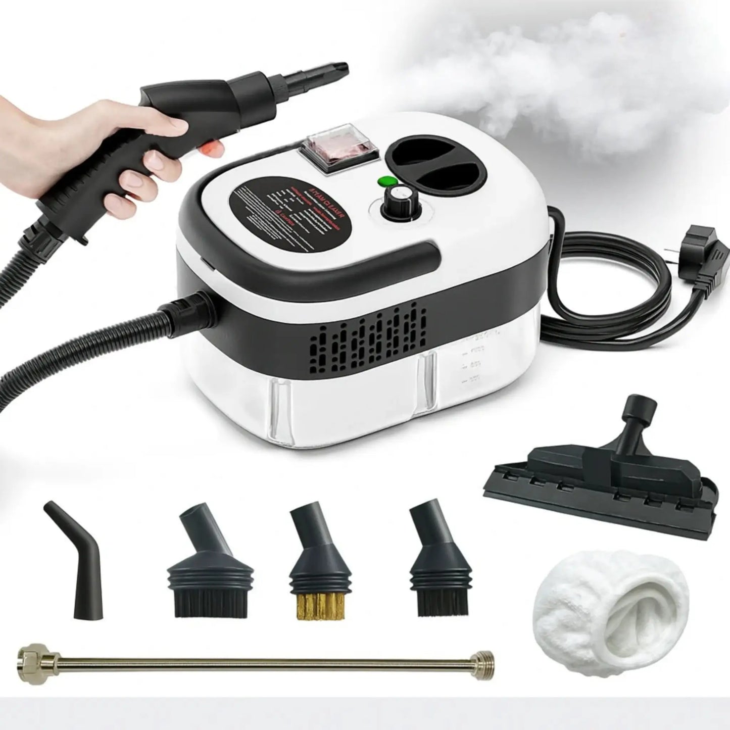 Domostil™ 2500W Handheld High-Pressure Steam Cleaner – Deep Cleaning for Home