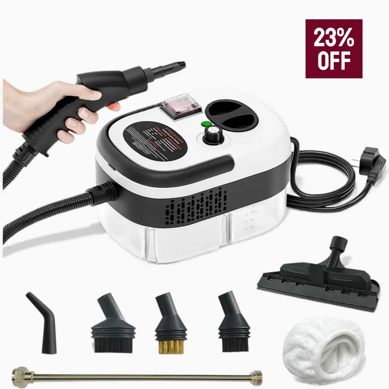 DomoStil™ Handheld High-Pressure Steam Cleaner