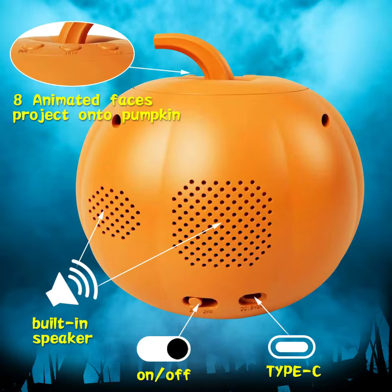 A Halloween horror pumpkin that can talk and sing
