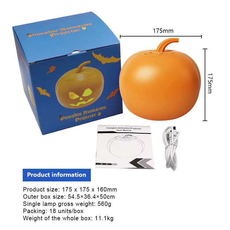 A Halloween horror pumpkin that can talk and sing