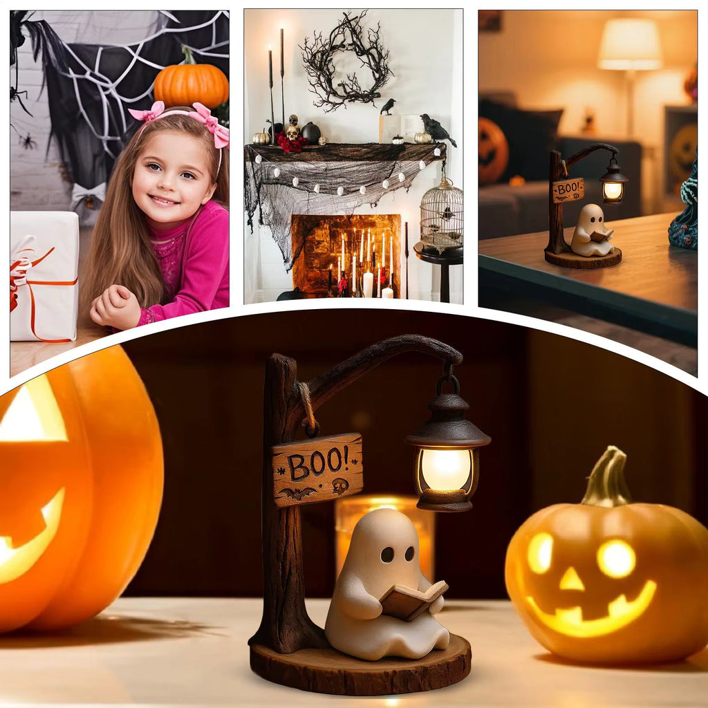 Cute Ghost Reading Lantern - BOO!(✨Same as in the video)