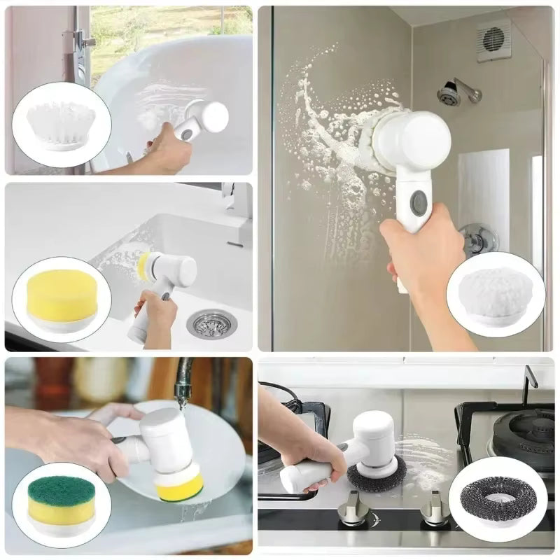 DomoStil™ Cordless Electric Cleaning Brush - Magic Brush 5 in 1