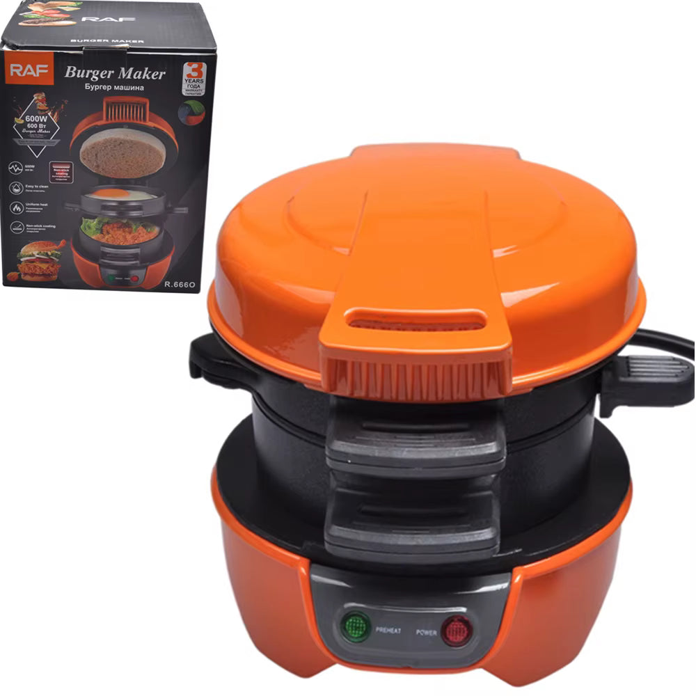 DomoStil™ Portable Burger Toaster + 4 holders as a gift