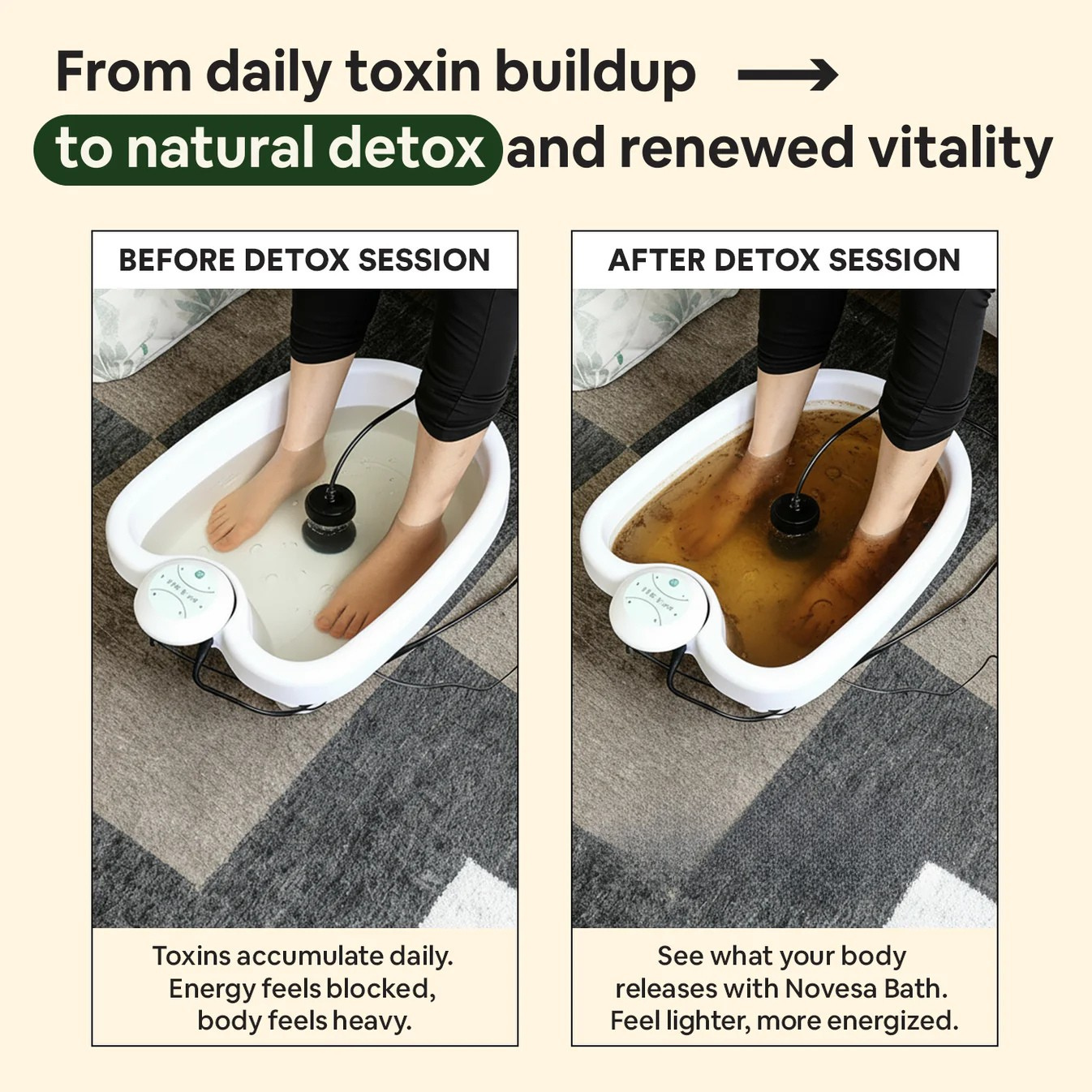 DomoStil™ Ionic Foot Bath+ Basin