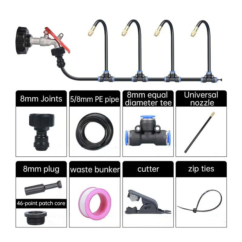 OFF-360° Curved Garden Automatic Irrigation System