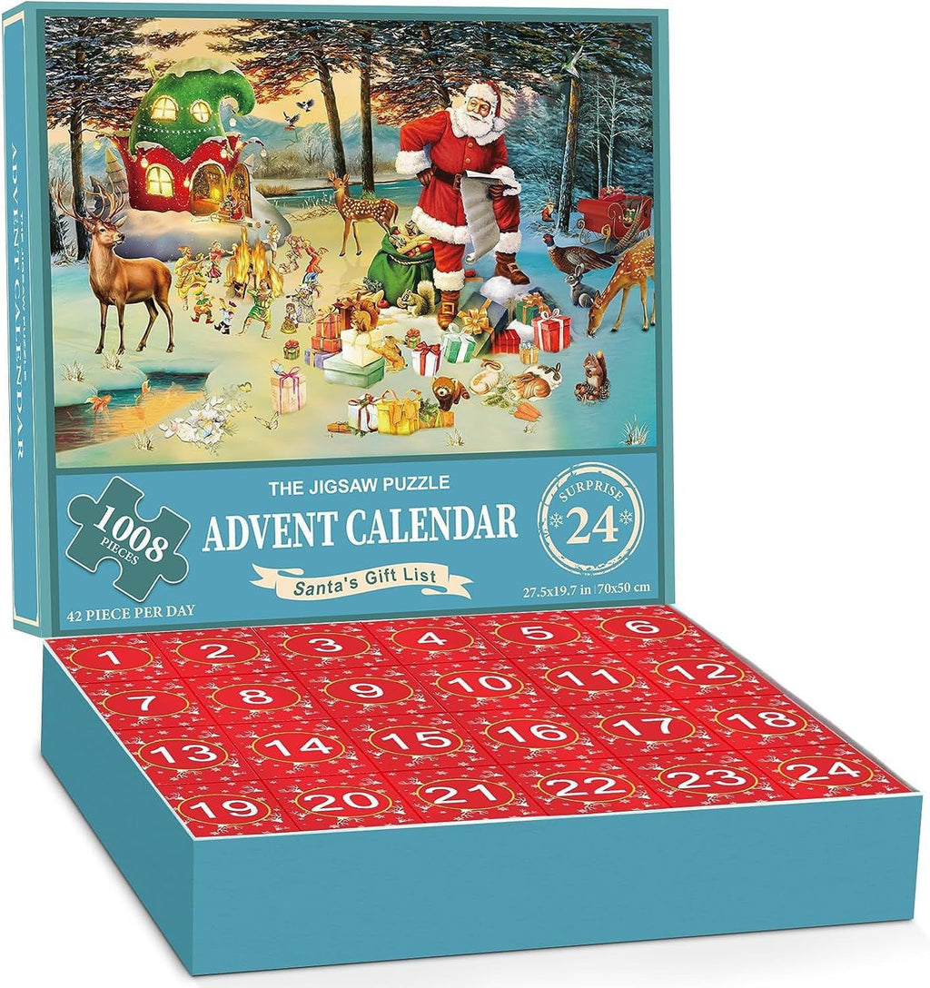 New 25 Boxes Christmas Advent Calendar Puzzle
