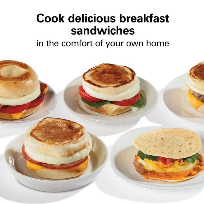 Breakfast Sandwich Maker with Egg Cooker