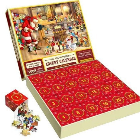 New 25 Boxes Christmas Advent Calendar Puzzle