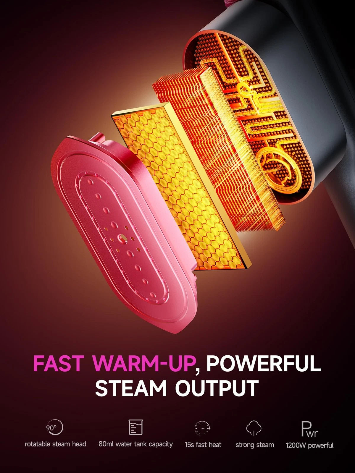 DomoStil™ Portable-garment-steamer