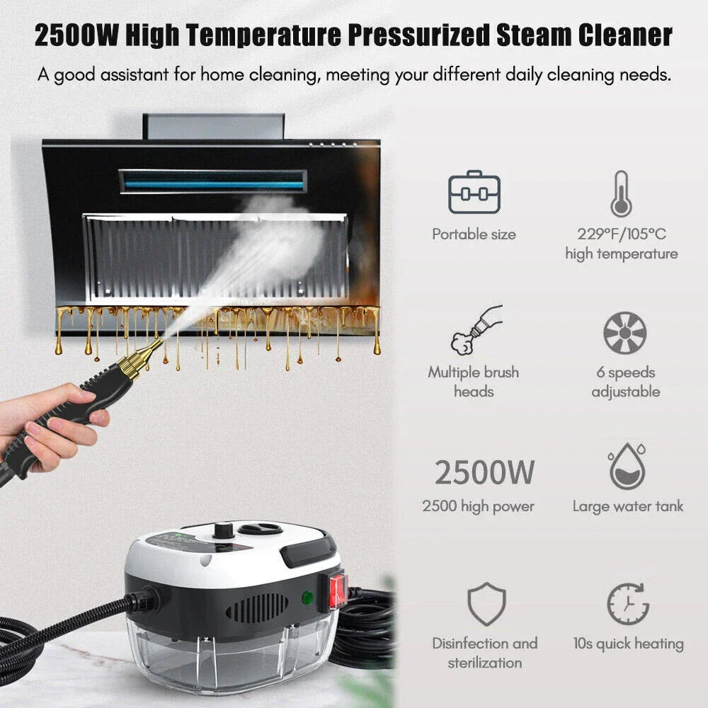 DomoStil™ Handheld High-Pressure Steam Cleaner